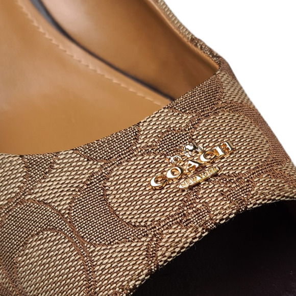 Coach Cork Wedge Platform Heels Size 10, only worn twice, in perfect condition❤️ - Picture 5 of 7